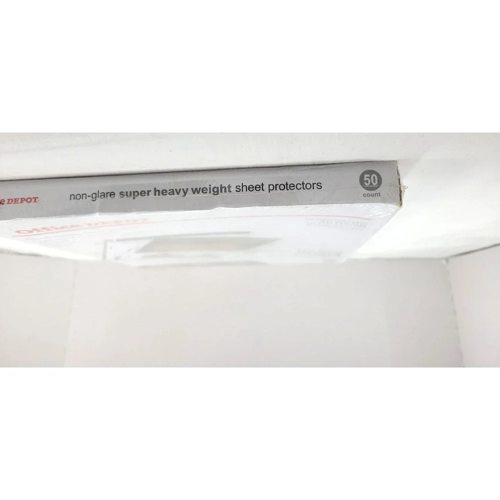 Office Depot Clear Super Heavyweight Sheet Protectors 50 Count